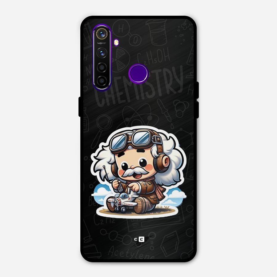 Genius Kid Metal Back Case for Realme 5 Pro