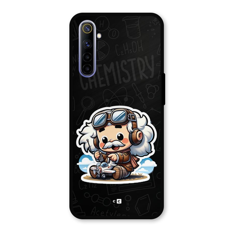 Genius Kid Metal Back Case for Realme 6