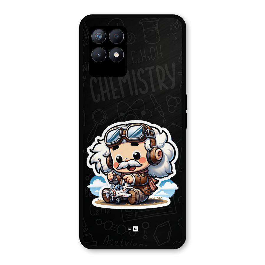 Genius Kid Metal Back Case for Realme 8i