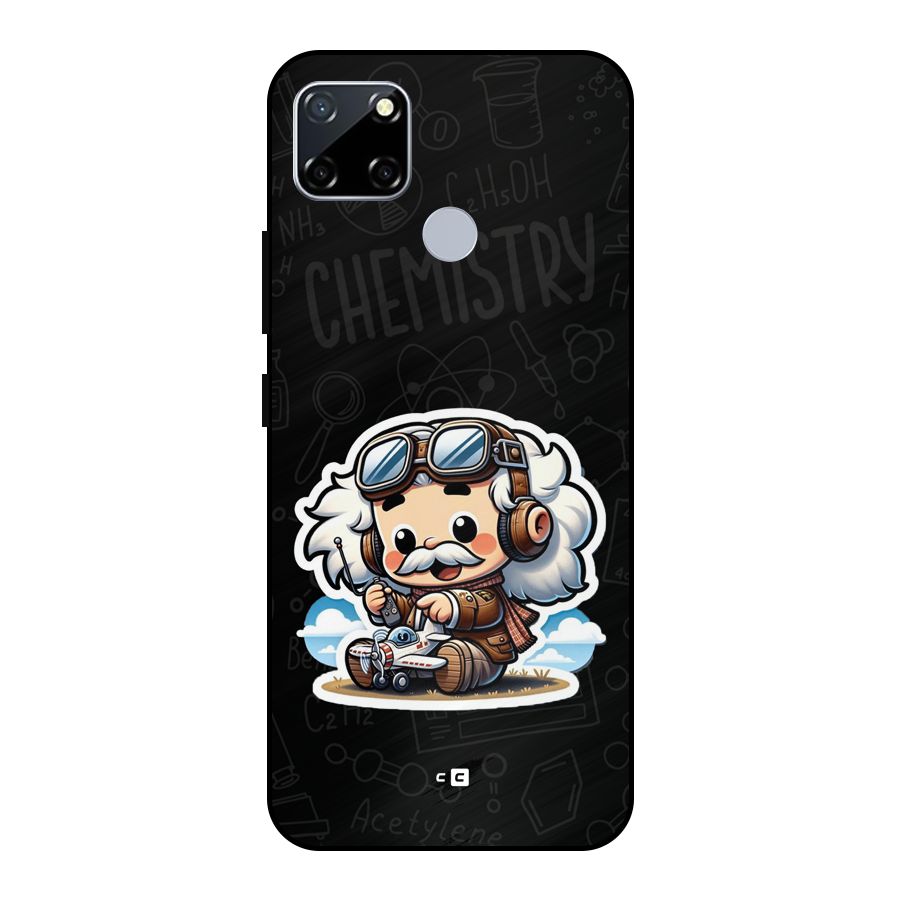 Genius Kid Metal Back Case for Realme Narzo 30A