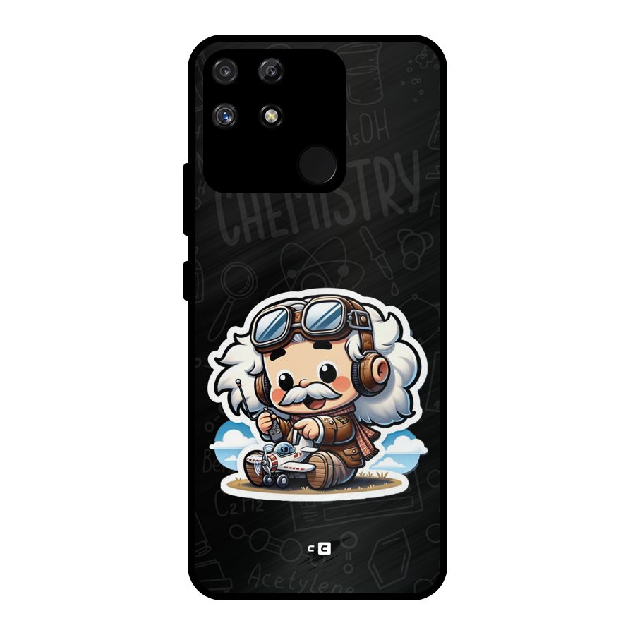 Genius Kid Metal Back Case for Realme Narzo 50A