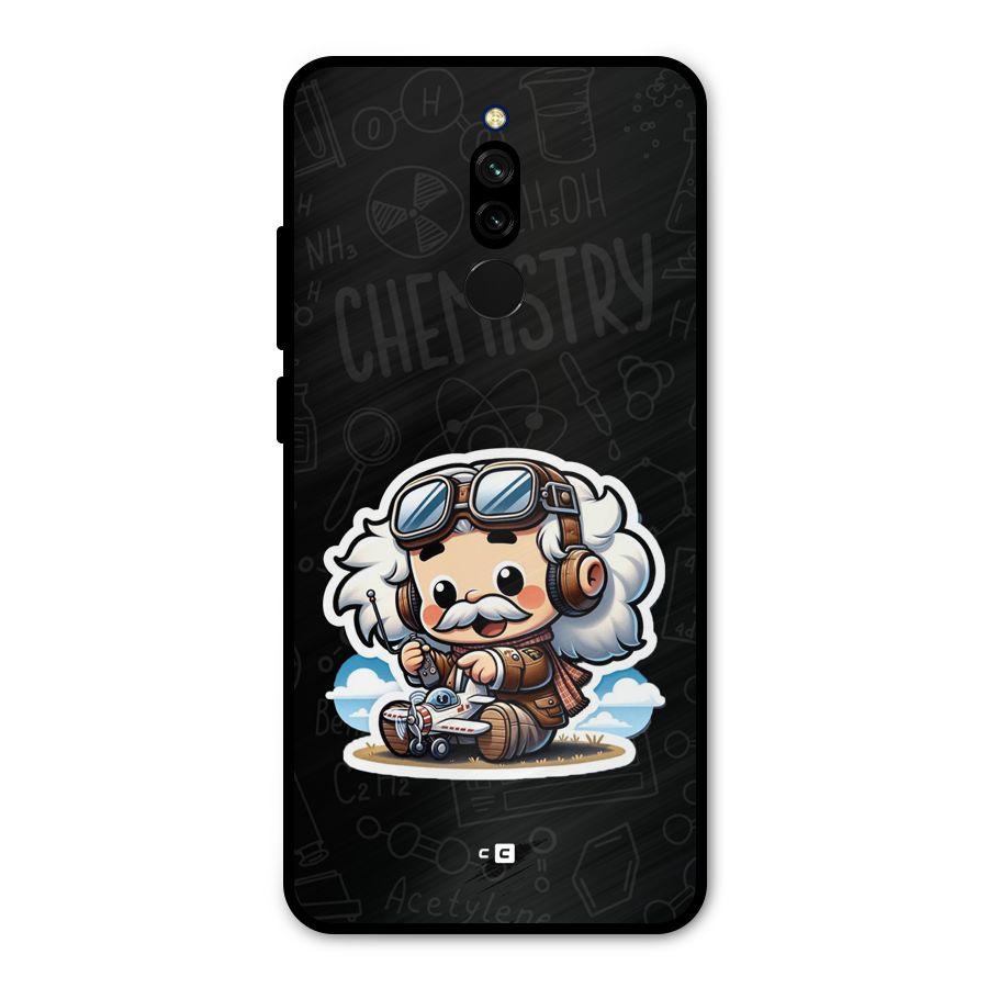 Genius Kid Metal Back Case for Redmi 8