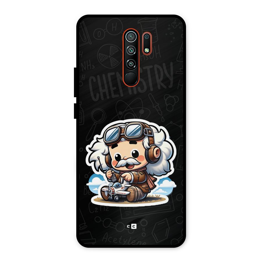 Genius Kid Metal Back Case for Redmi 9 Prime