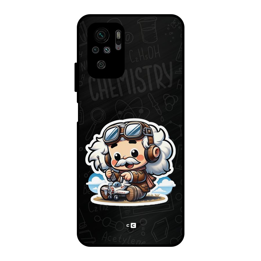 Genius Kid Metal Back Case for Redmi Note 10
