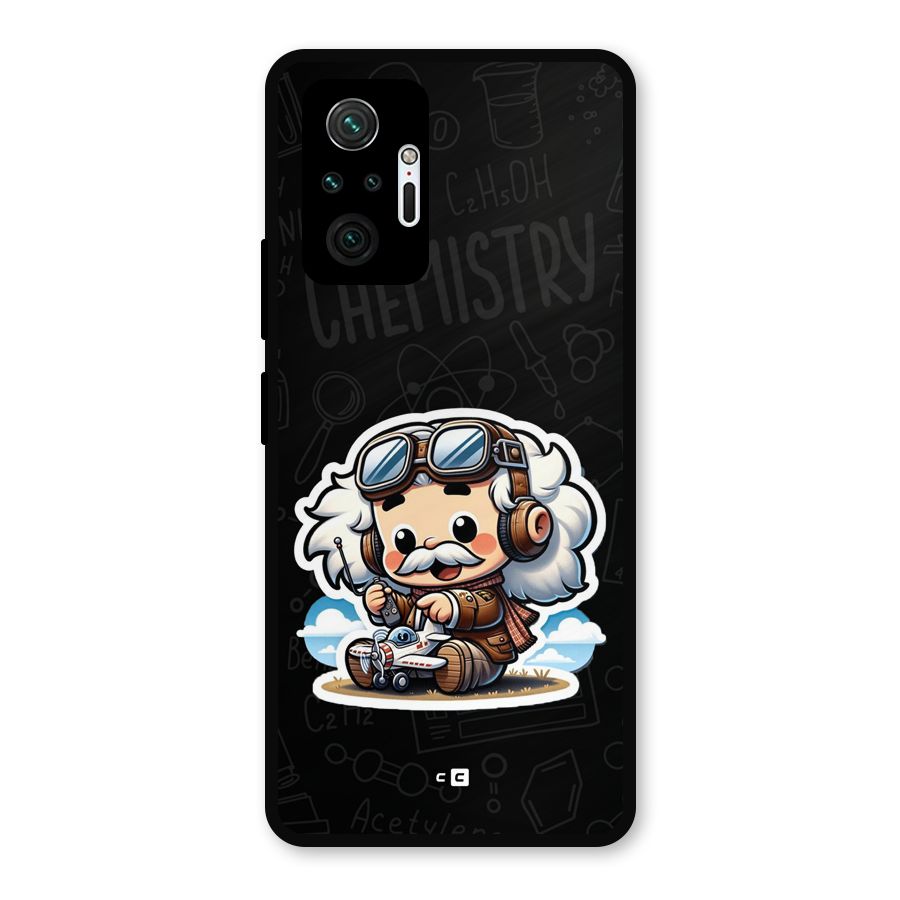 Genius Kid Metal Back Case for Redmi Note 10 Pro Max
