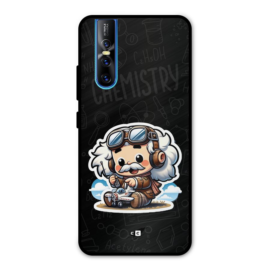 Genius Kid Metal Back Case for Vivo V15 Pro