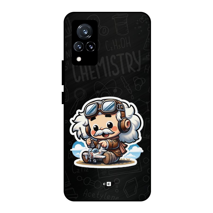 Genius Kid Metal Back Case for Vivo V21 5G