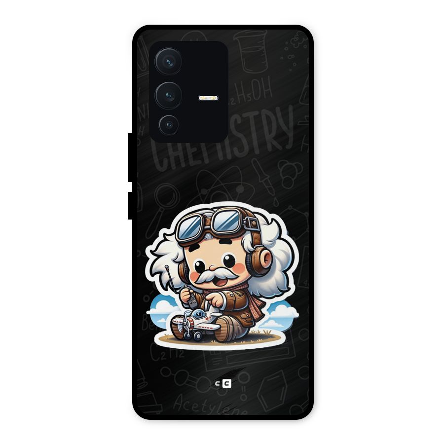 Genius Kid Metal Back Case for Vivo V23 5G