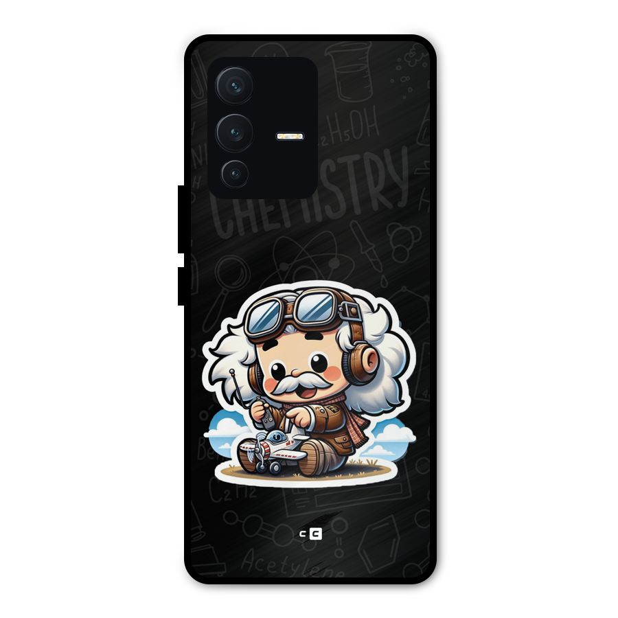 Genius Kid Metal Back Case for Vivo V23 Pro