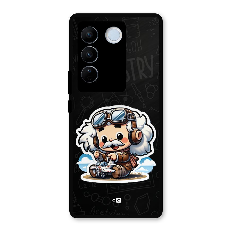 Genius Kid Metal Back Case for Vivo V27