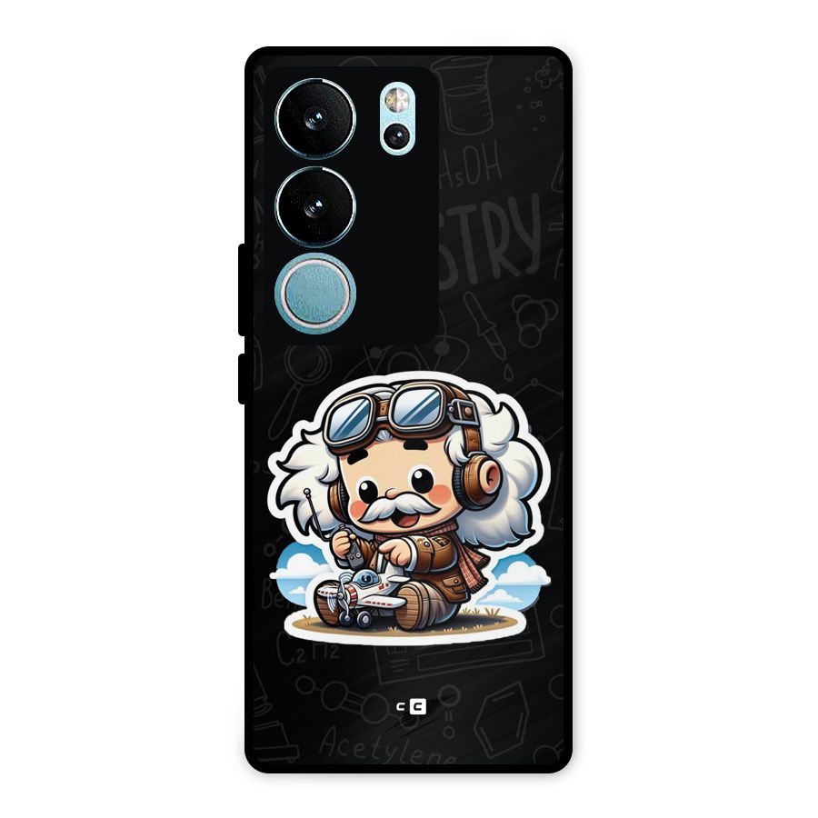 Genius Kid Metal Back Case for Vivo V29 Pro