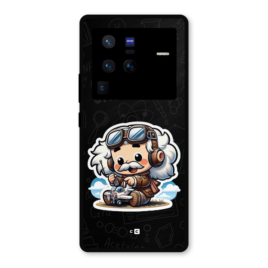 Genius Kid Metal Back Case for Vivo X80 Pro