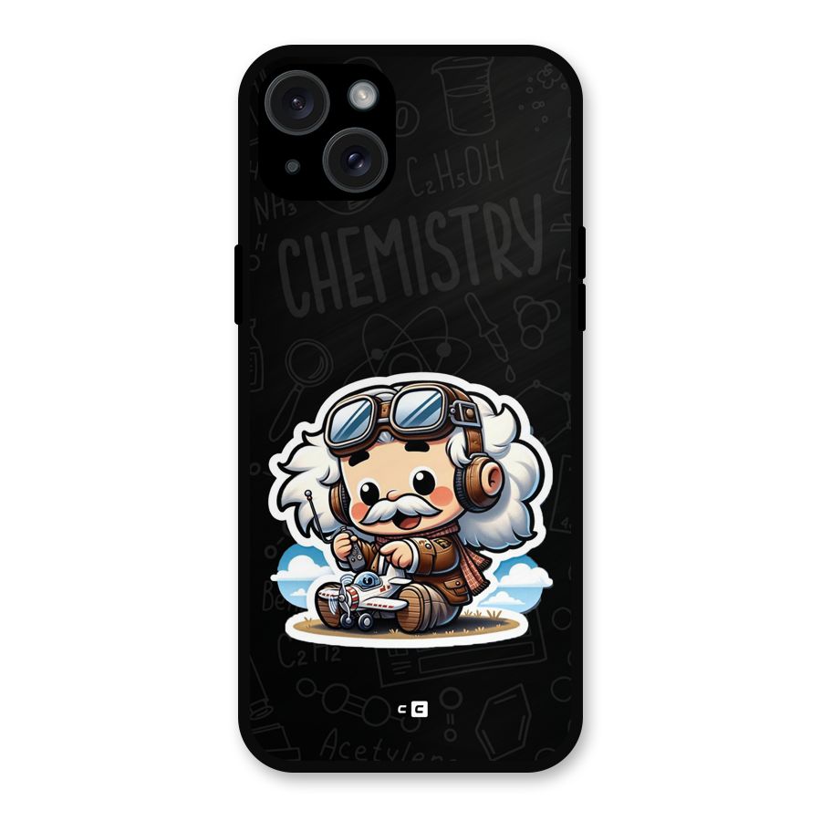 Genius Kid Metal Back Case for iPhone 15 Plus