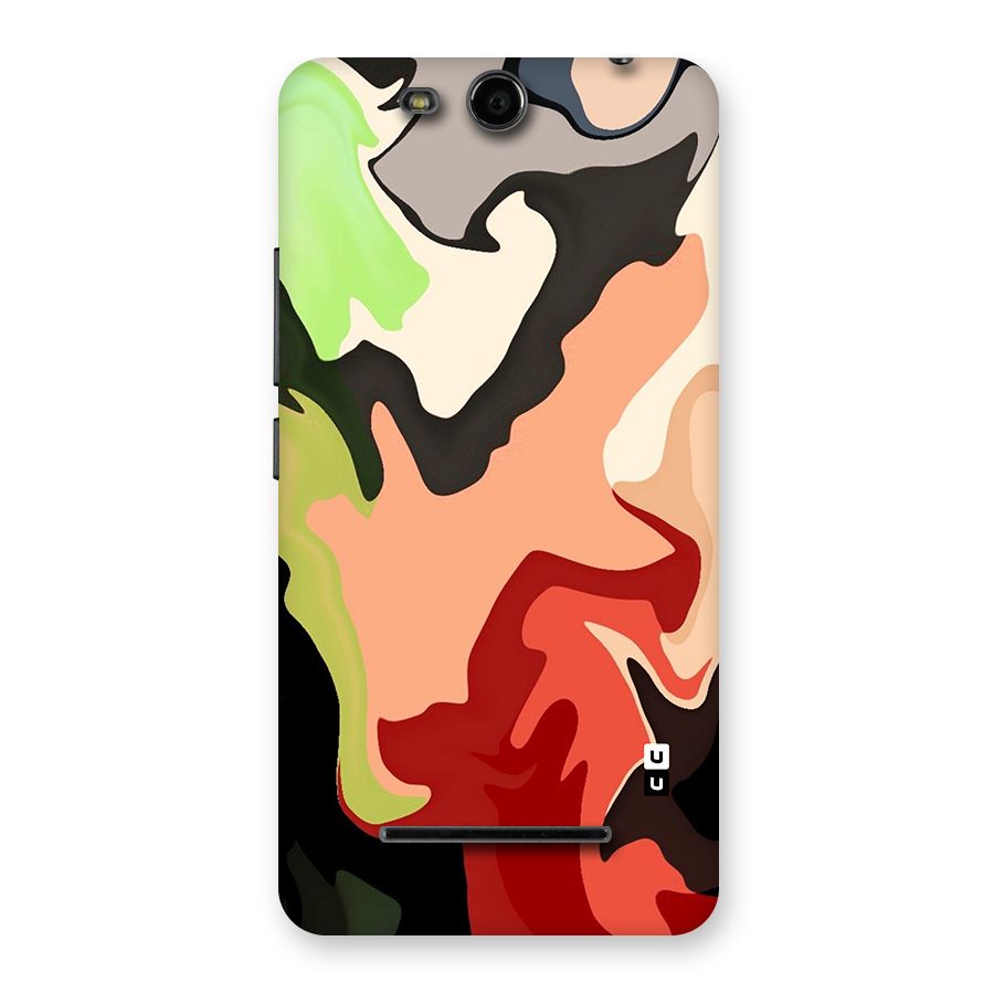 Geometric Abstract Acrylic Oil Pattern Art Back Case for Canvas Juice 3 Q392