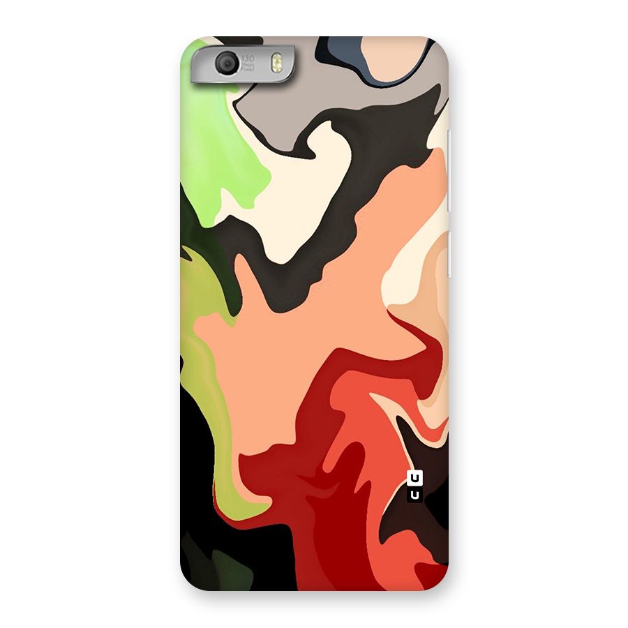 Geometric Abstract Acrylic Oil Pattern Art Back Case for Canvas Knight 2