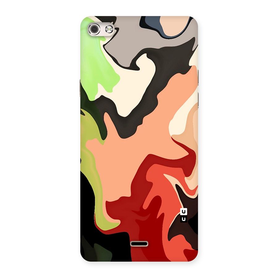 Geometric Abstract Acrylic Oil Pattern Art Back Case for Canvas Silver 5