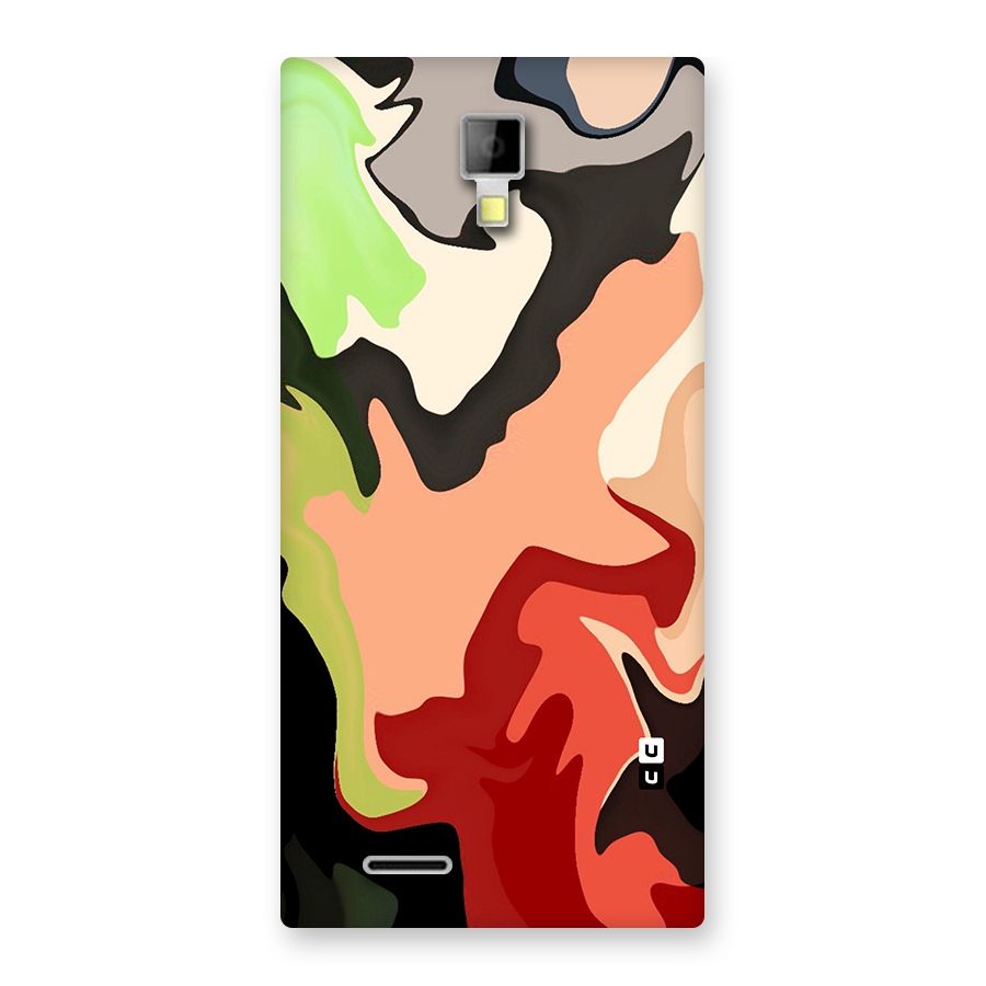 Geometric Abstract Acrylic Oil Pattern Art Back Case for Canvas Xpress A99