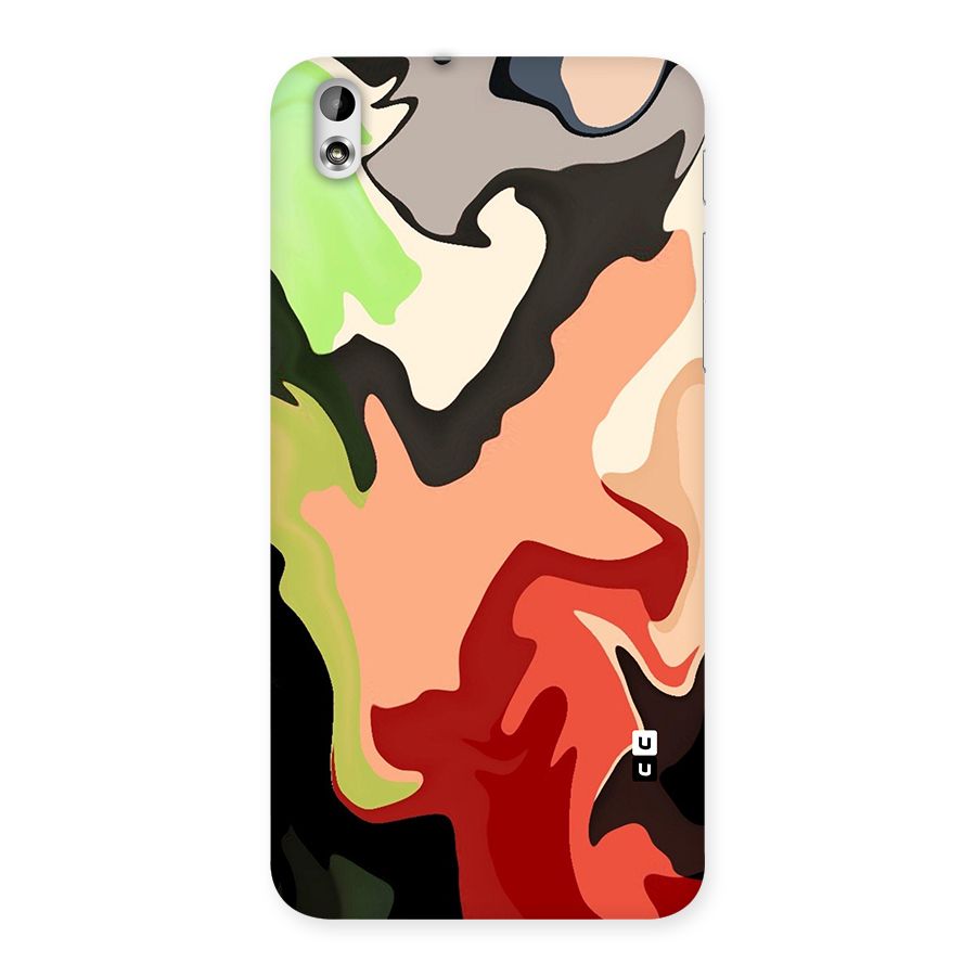 Geometric Abstract Acrylic Oil Pattern Art Back Case for Desire 816g