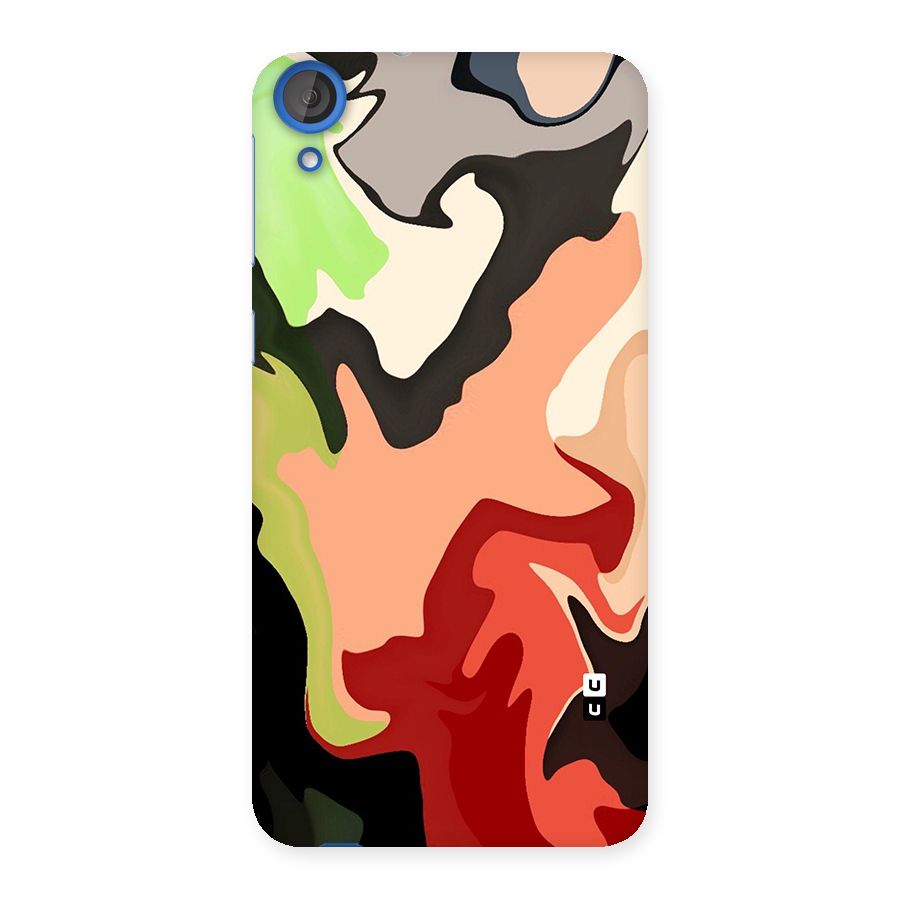 Geometric Abstract Acrylic Oil Pattern Art Back Case for Desire 820