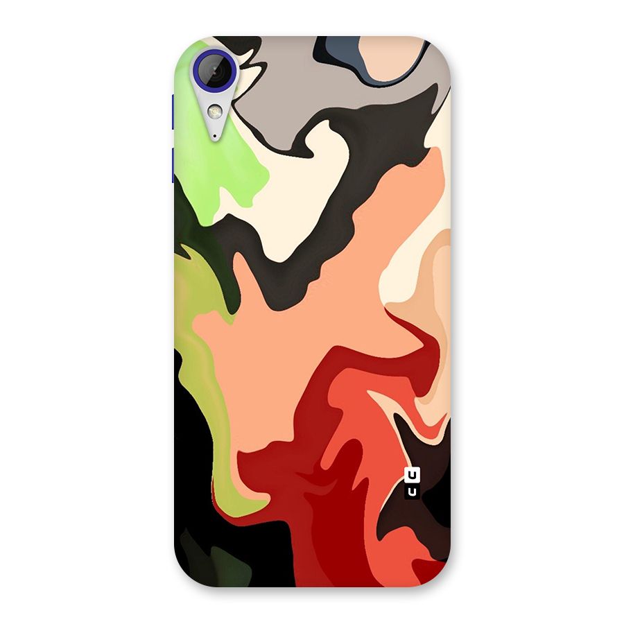 Geometric Abstract Acrylic Oil Pattern Art Back Case for Desire 830