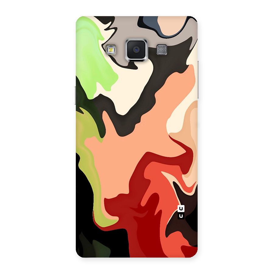 Geometric Abstract Acrylic Oil Pattern Art Back Case for Galaxy A5