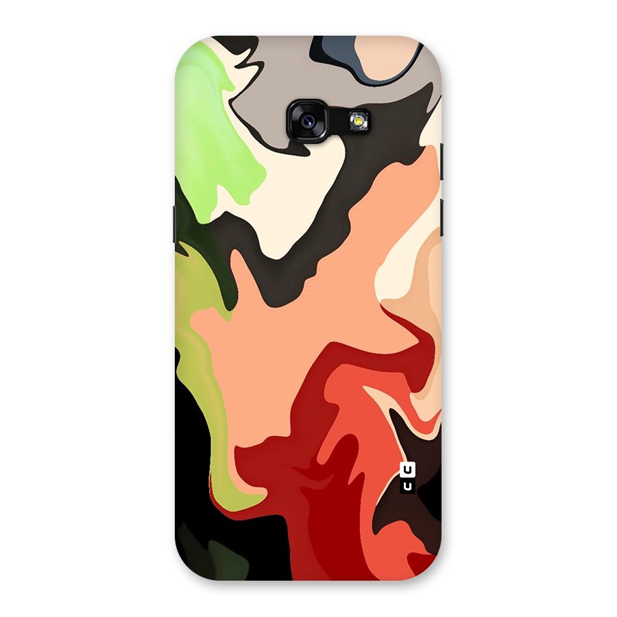 Geometric Abstract Acrylic Oil Pattern Art Back Case for Galaxy A5 2017