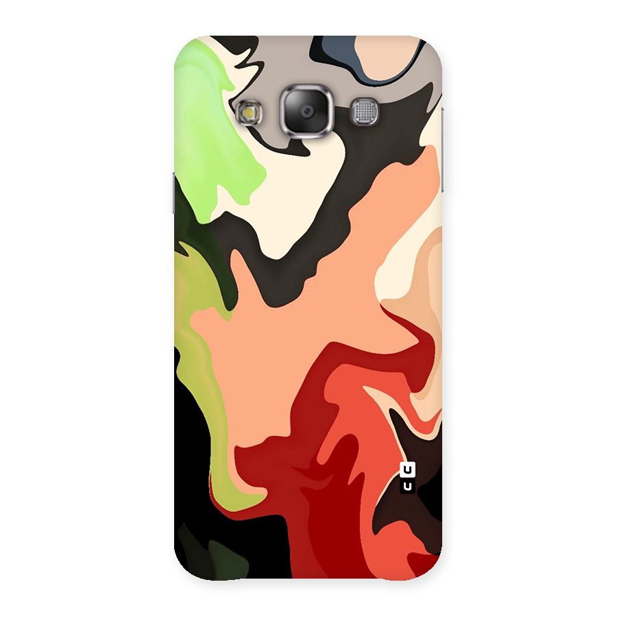 Geometric Abstract Acrylic Oil Pattern Art Back Case for Galaxy E7