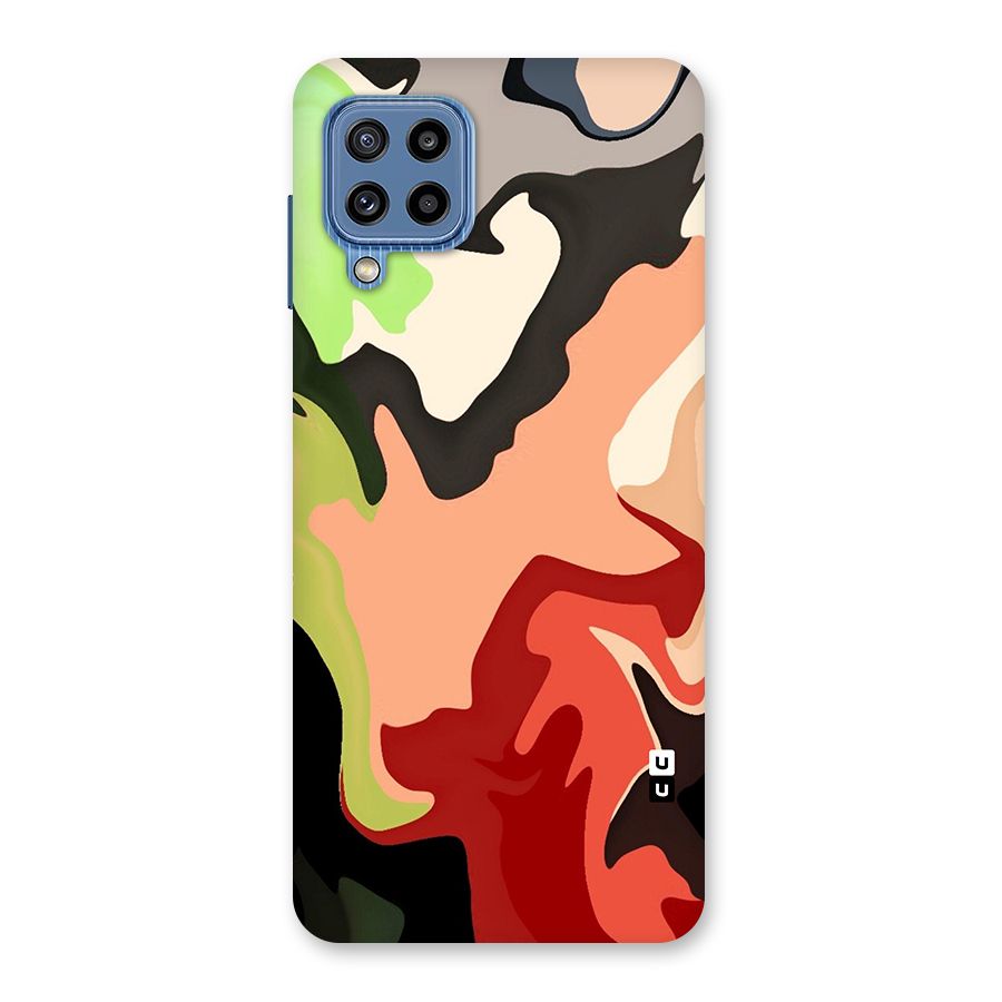 Geometric Abstract Acrylic Oil Pattern Art Back Case for Galaxy M32