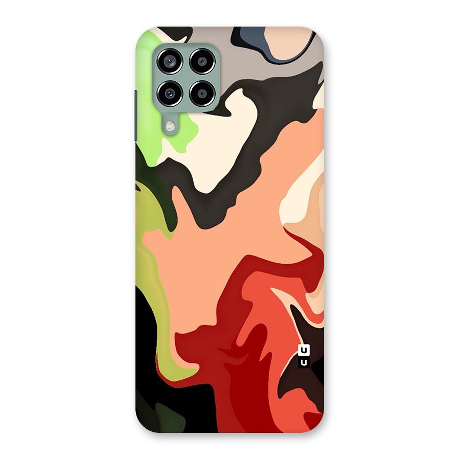 Geometric Abstract Acrylic Oil Pattern Art Back Case for Galaxy M33
