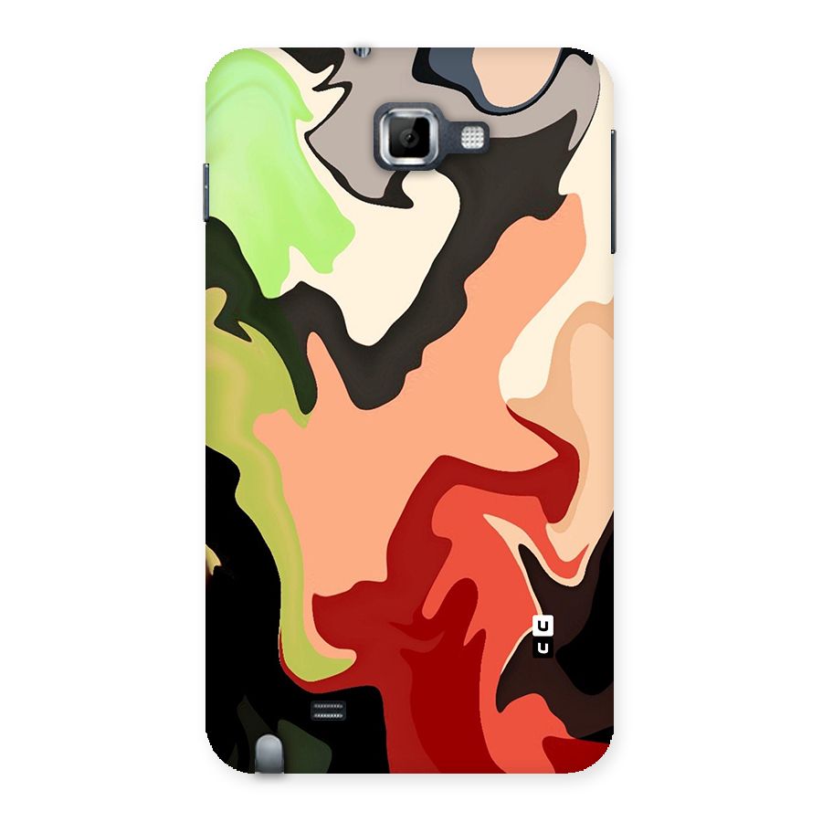 Geometric Abstract Acrylic Oil Pattern Art Back Case for Galaxy Note