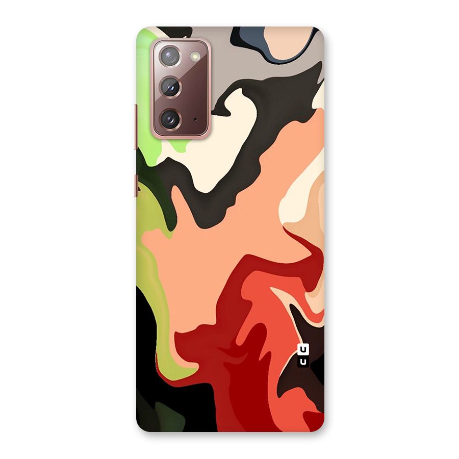 Geometric Abstract Acrylic Oil Pattern Art Back Case for Galaxy Note 20