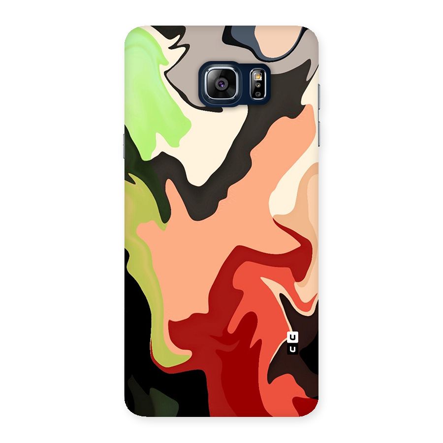 Geometric Abstract Acrylic Oil Pattern Art Back Case for Galaxy Note 5