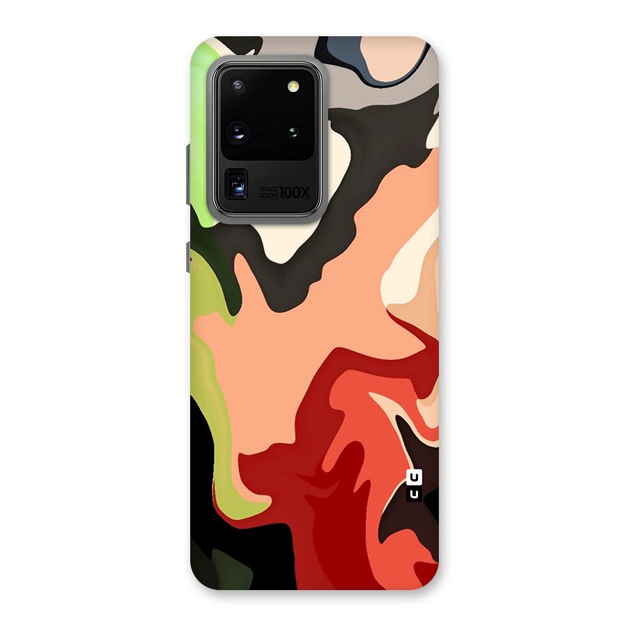 Geometric Abstract Acrylic Oil Pattern Art Back Case for Galaxy S20 Ultra