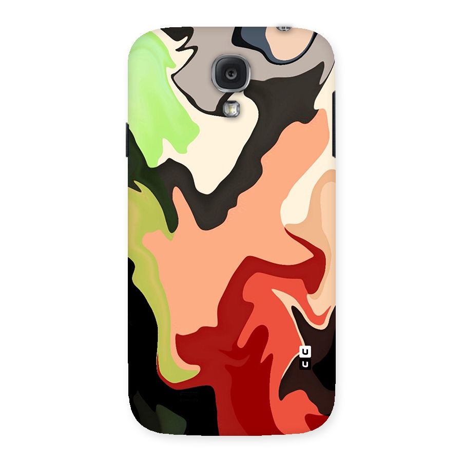 Geometric Abstract Acrylic Oil Pattern Art Back Case for Galaxy S4