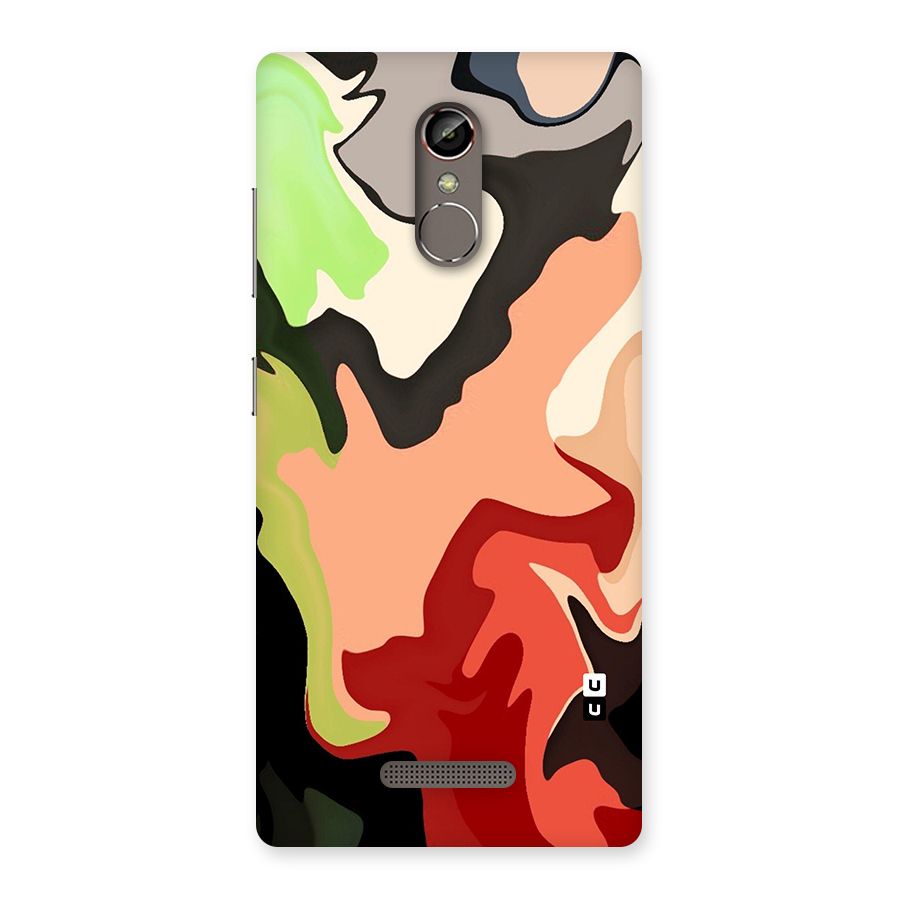Geometric Abstract Acrylic Oil Pattern Art Back Case for Gionee S6s