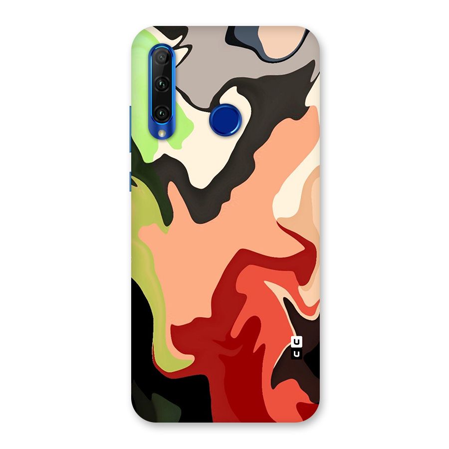 Geometric Abstract Acrylic Oil Pattern Art Back Case for Honor 20i