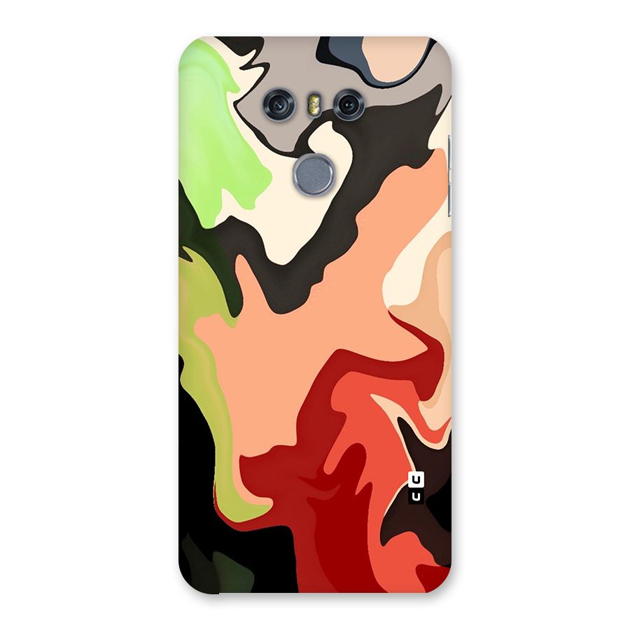 Geometric Abstract Acrylic Oil Pattern Art Back Case for LG G6