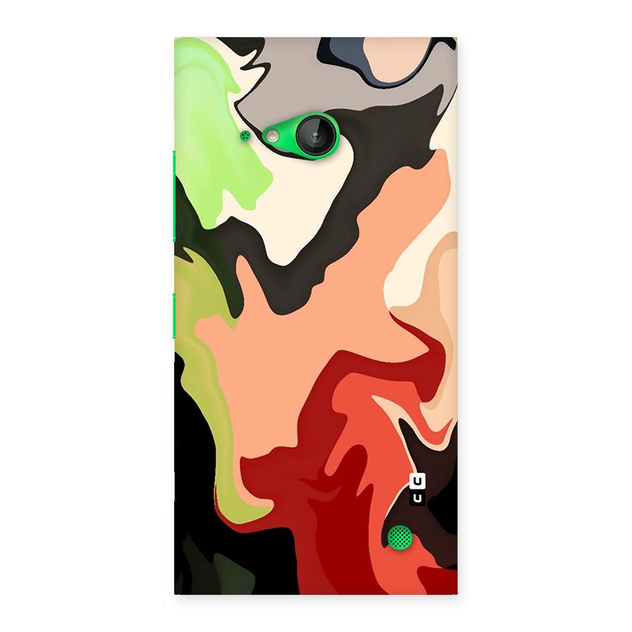 Geometric Abstract Acrylic Oil Pattern Art Back Case for Lumia 730