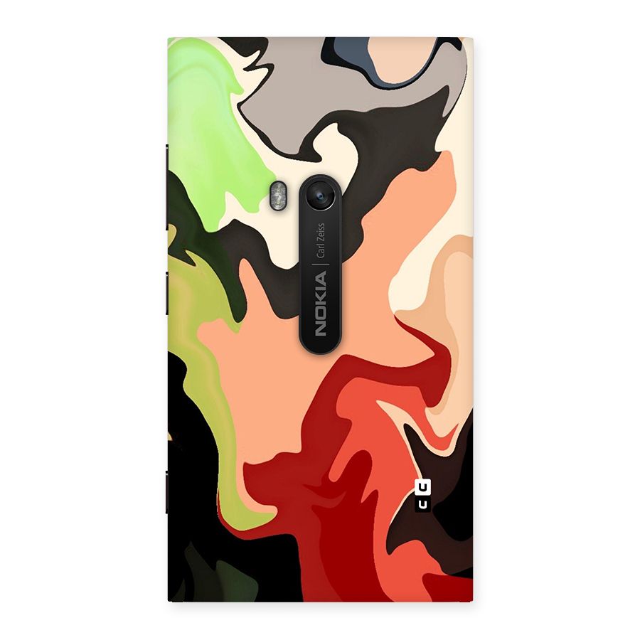 Geometric Abstract Acrylic Oil Pattern Art Back Case for Lumia 920