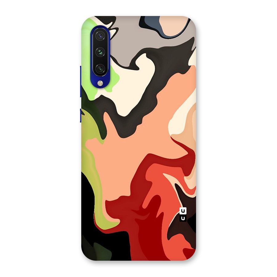 Geometric Abstract Acrylic Oil Pattern Art Back Case for Mi A3