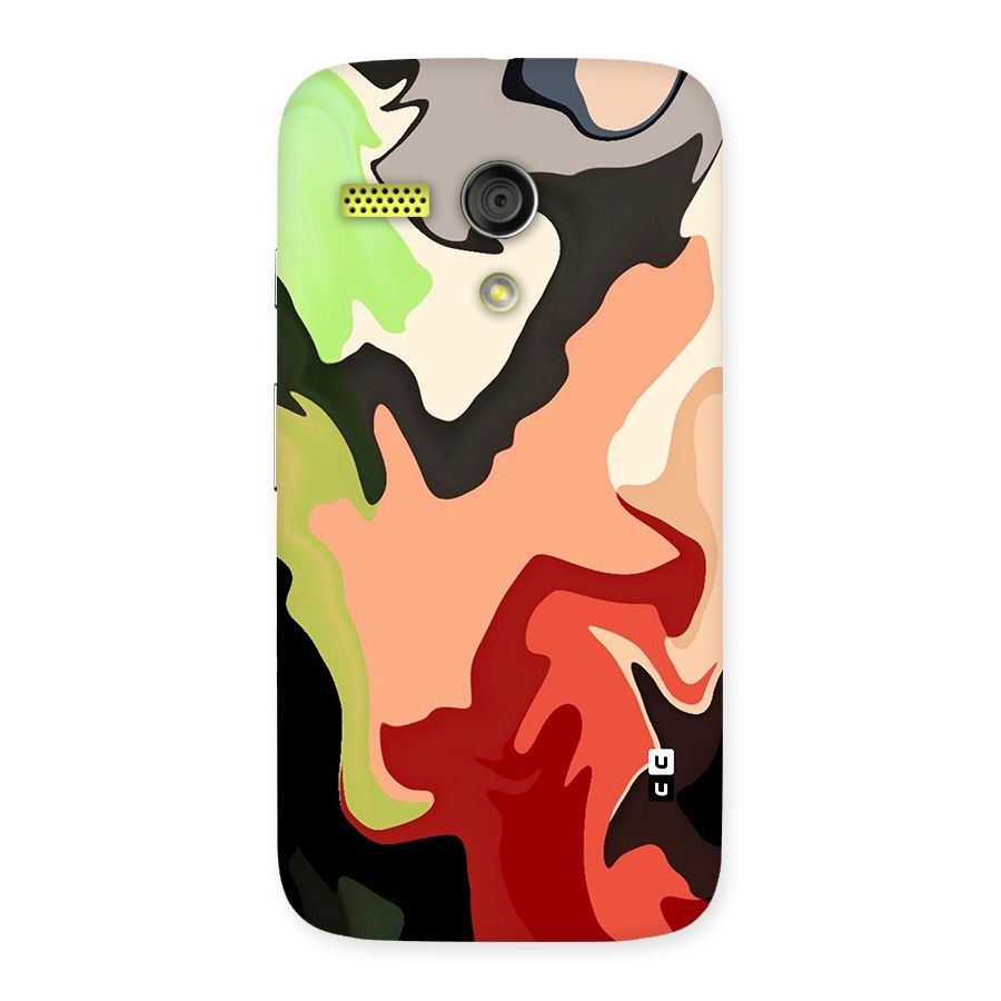 Geometric Abstract Acrylic Oil Pattern Art Back Case for Moto G