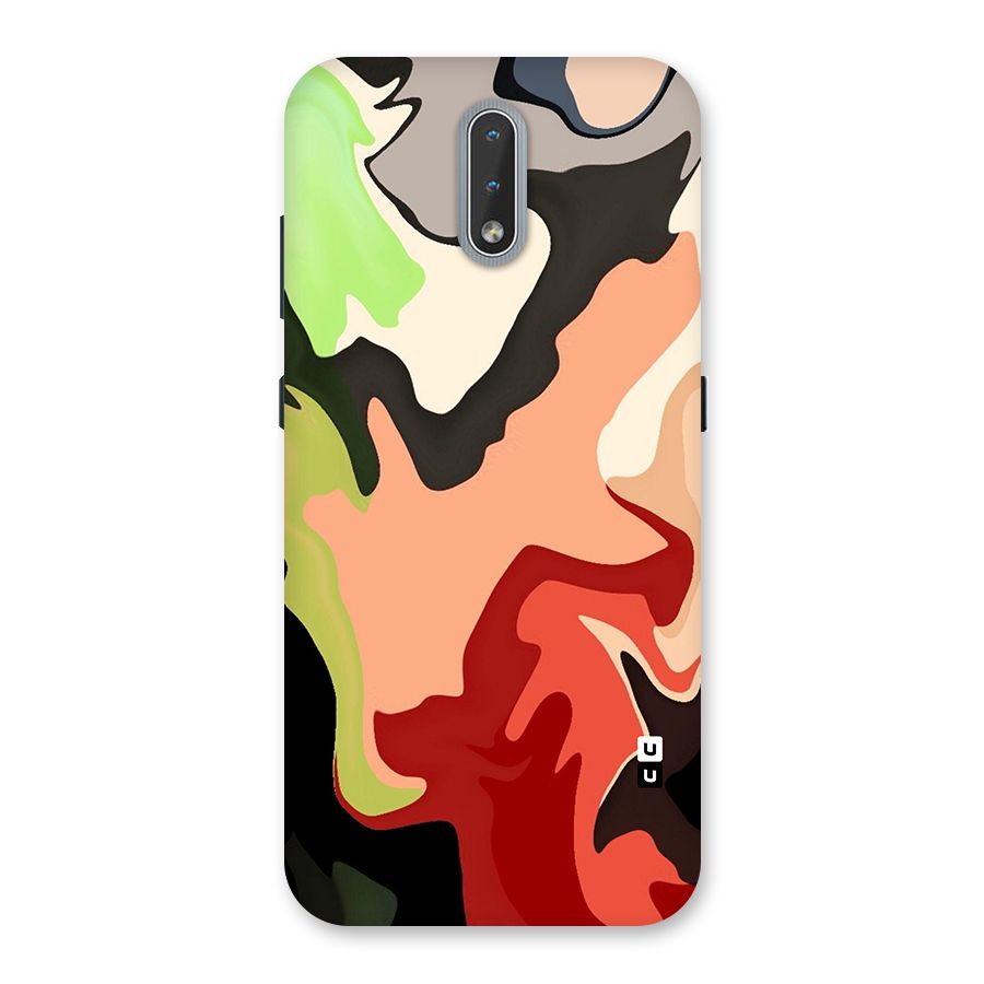 Geometric Abstract Acrylic Oil Pattern Art Back Case for Nokia 2.3