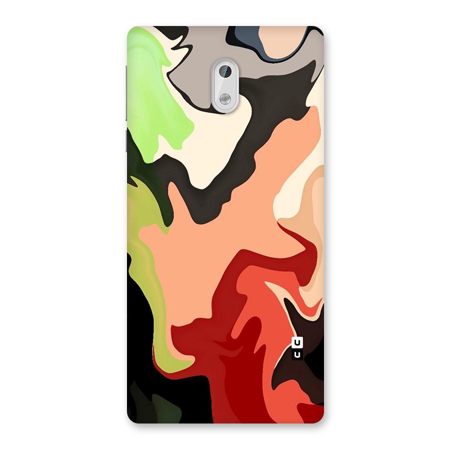 Geometric Abstract Acrylic Oil Pattern Art Back Case for Nokia 3