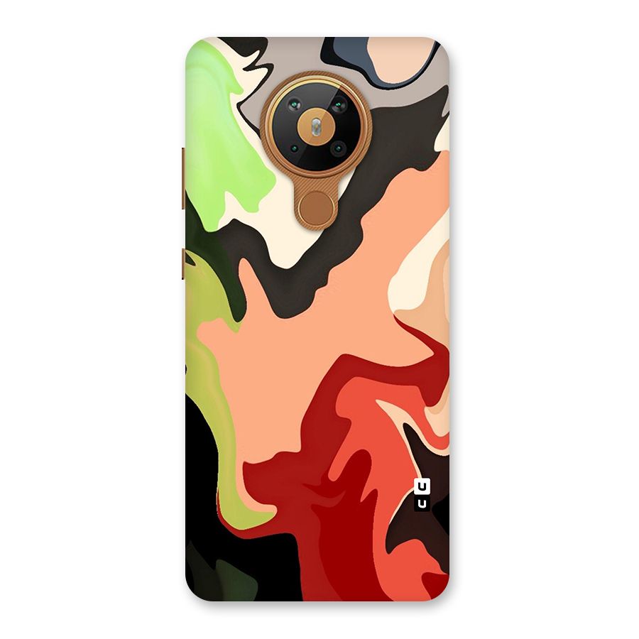 Geometric Abstract Acrylic Oil Pattern Art Back Case for Nokia 5.3