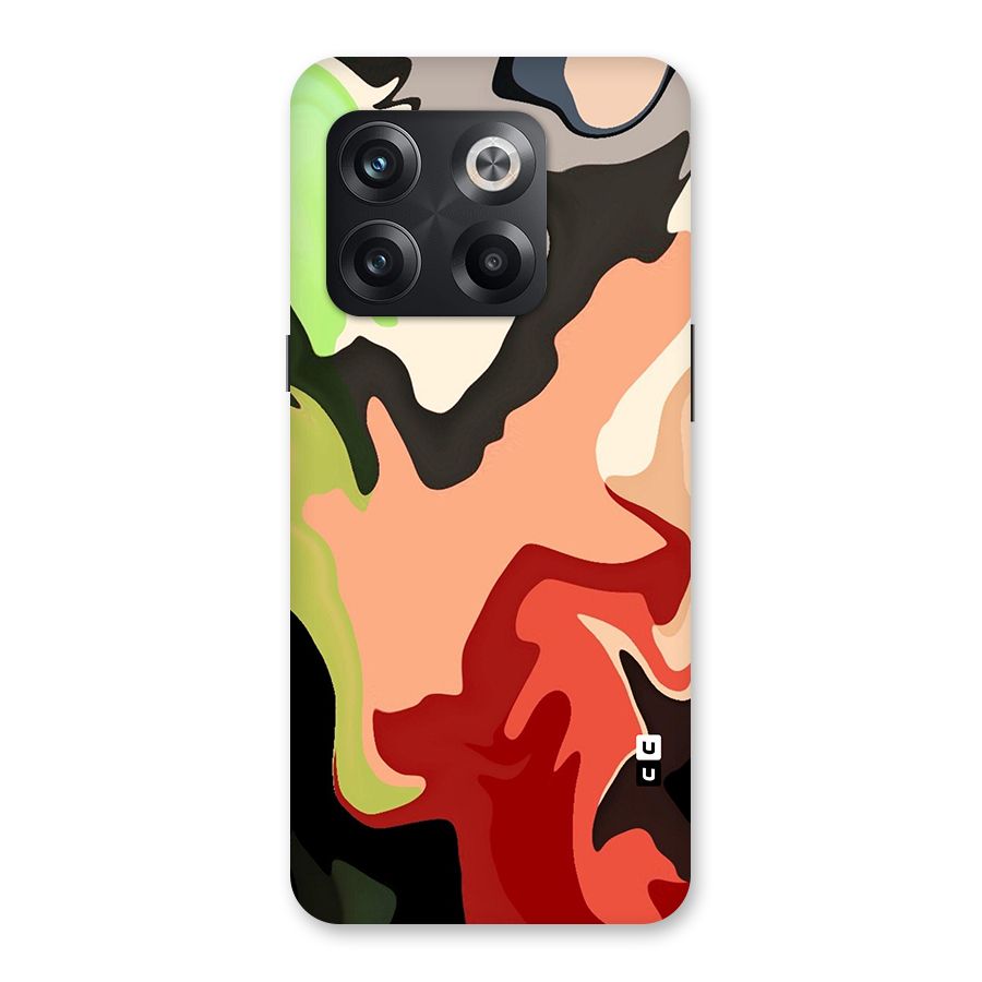 Geometric Abstract Acrylic Oil Pattern Art Back Case for OnePlus 10T