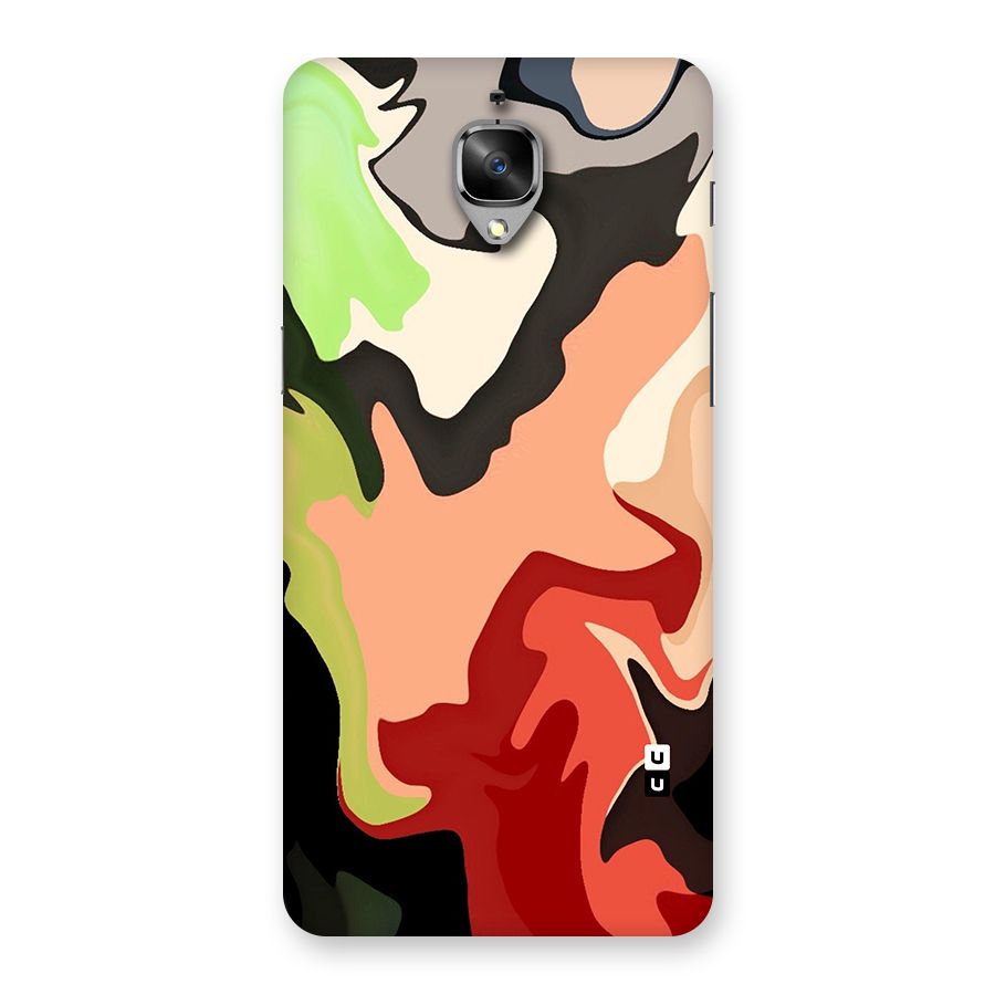 Geometric Abstract Acrylic Oil Pattern Art Back Case for OnePlus 3