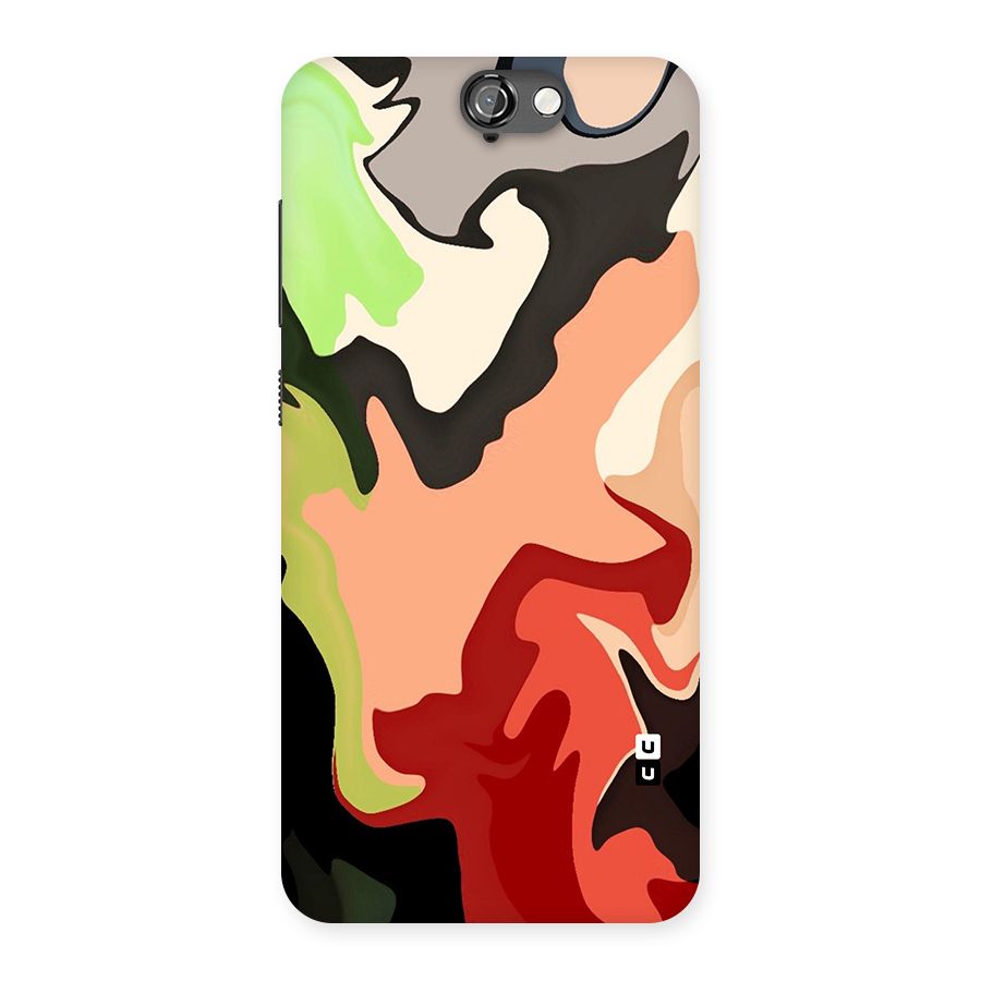 Geometric Abstract Acrylic Oil Pattern Art Back Case for One A9