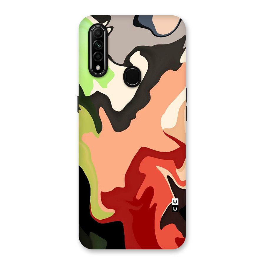 Geometric Abstract Acrylic Oil Pattern Art Back Case for Oppo A31