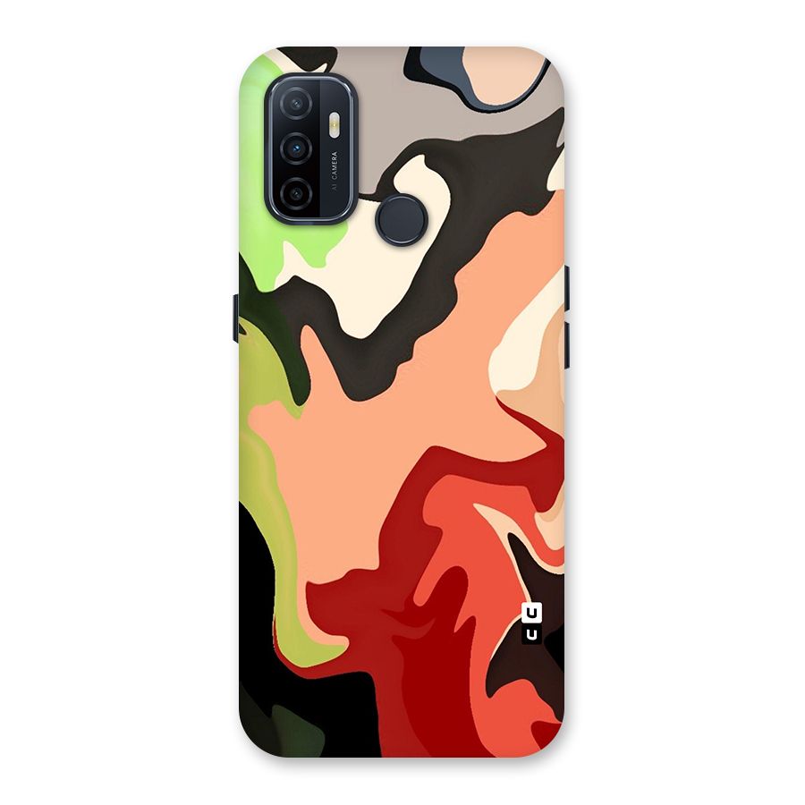 Geometric Abstract Acrylic Oil Pattern Art Back Case for Oppo A32