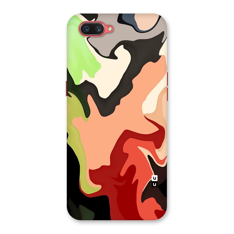 Geometric Abstract Acrylic Oil Pattern Art Back Case for Oppo A3s